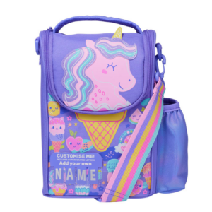 Purple Cone Unicorn Lunchbox With Strap