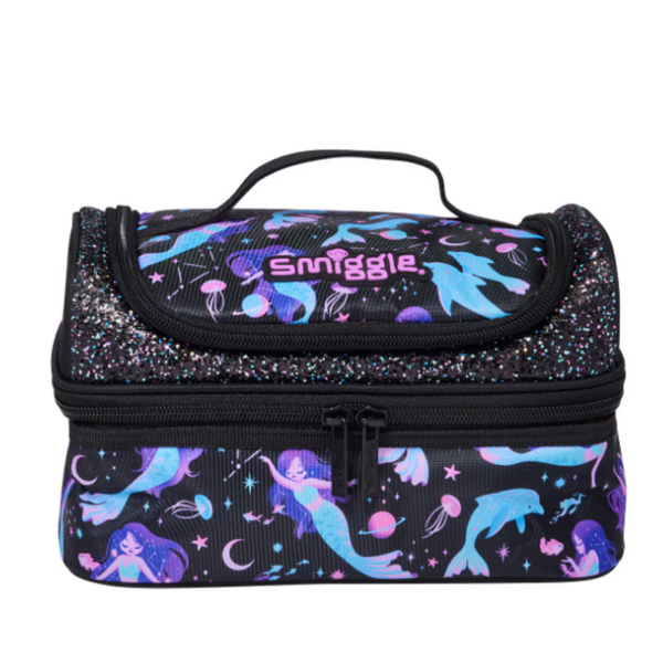 Black Moon Mermaid Double Decker Lunchbox