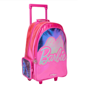 Smiggle Pink Barbie Trolley Backpack