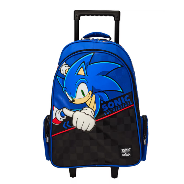 Blue Sonic the Hedgehog Trolley Backpack