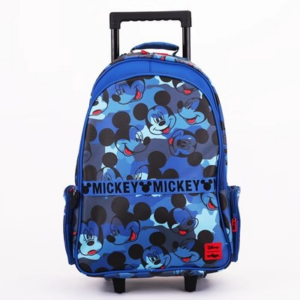 Smiggle Blue Mickey Trolley Backpack