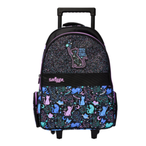 Smiggle Cat constellation Trolley Backpack