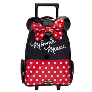 Black and Red Minnie Trolley Backpack