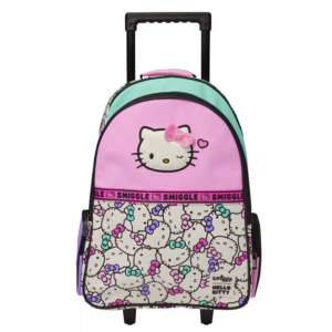 Smiggle White KT cat Trolley Backpack