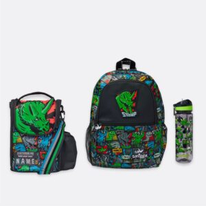Smiggle Green rhinoceros 3 Piece Essential Bundle