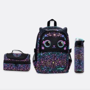 Cute cat with flowers 3 Piece Essential Bundle