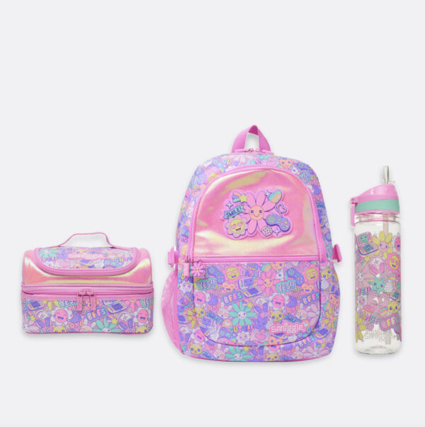 Smiggle Pink sunflower 3 Piece Essential Bundle