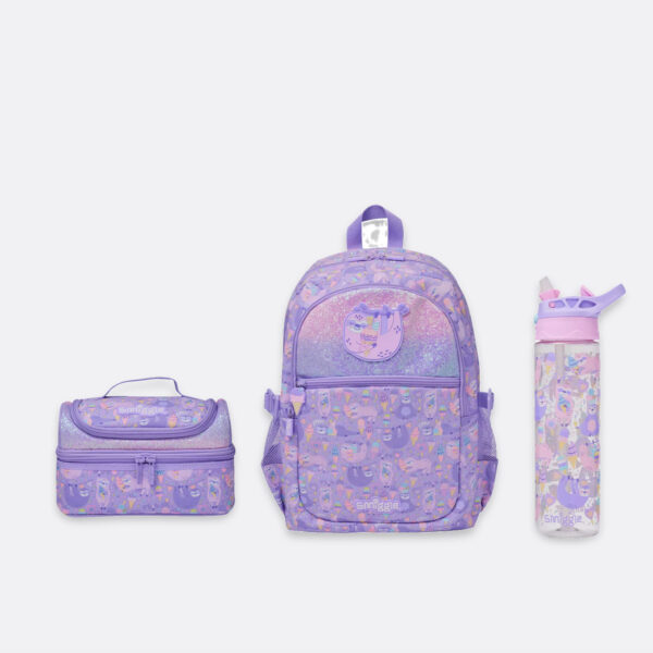 Smiggle Shallow purple otter 3 Piece Essential Bundle