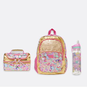 Smiggle Annual gold sequins 3 Piece Essential Bundle