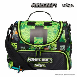 Smiggle Green my world Double Decker Lunchbox