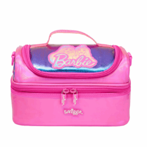 Smiggle Pink Barbie Double Decker Lunchbox
