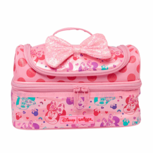 Smiggle Pink Minnie Double Decker Lunchbox