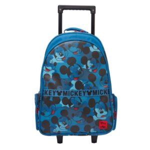 Smiggle Deep Blue Mickey Trolley Backpack