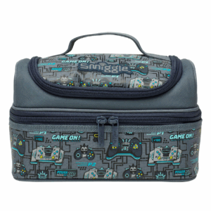 The Gray Game Machine Double Decker Lunchbox