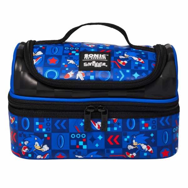 Smiggle Sonic the Hedgehog Double Decker Lunchbox