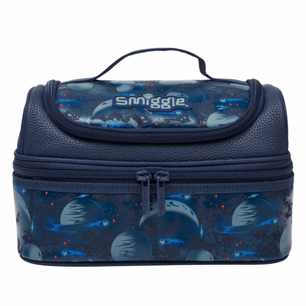 Tibetan blue skateboarding astronaut Double Decker Lunchbox