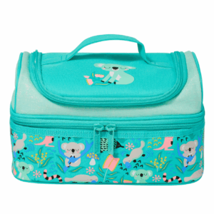 Smiggle Green koalas  Double Decker Lunchbox