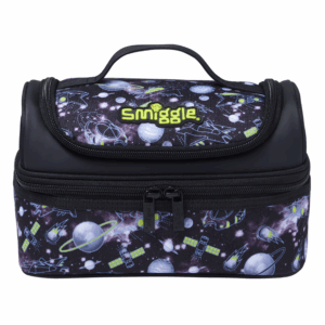 Smiggle Black Fly High  Double Decker Lunchbox