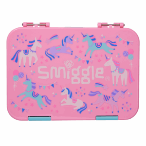 Smiggle Pink Unicorn Large Bento Lunchbox
