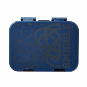 Blue hot pressed big letters Large Bento Lunchbox