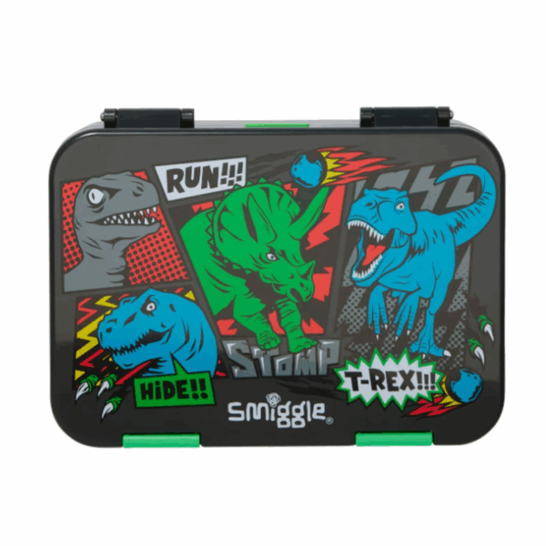 Green rhinoceros Large Bento Lunchbox