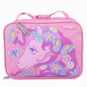 Pink Flower Unicorn Tiny Square Lunchbox