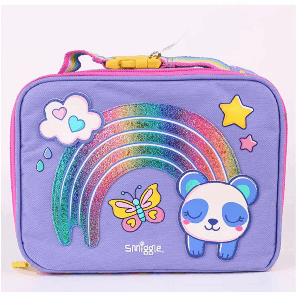 Purple Rainbow Bear Tiny Square Lunchbox