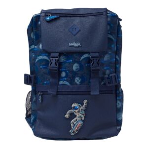 Blue skateboarding astronaut Attach Foldover Bag