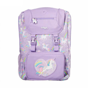 Smiggle Lilac unicorn Attach Foldover Bag