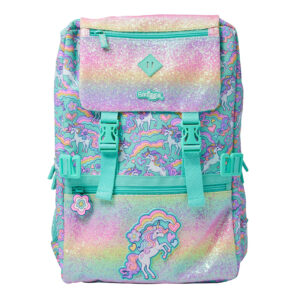 Curly Green one-sided heart Attach Foldover Bag