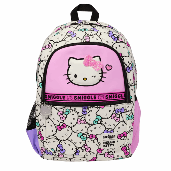 Smiggle White KT cat Large Schoolbags