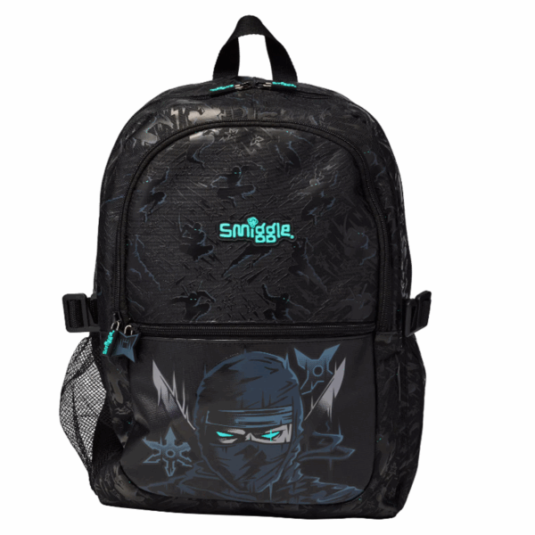 Smiggle Black Ninja Large Schoolbags