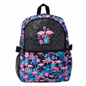 Smiggle Black Flamingo Large Schoolbags