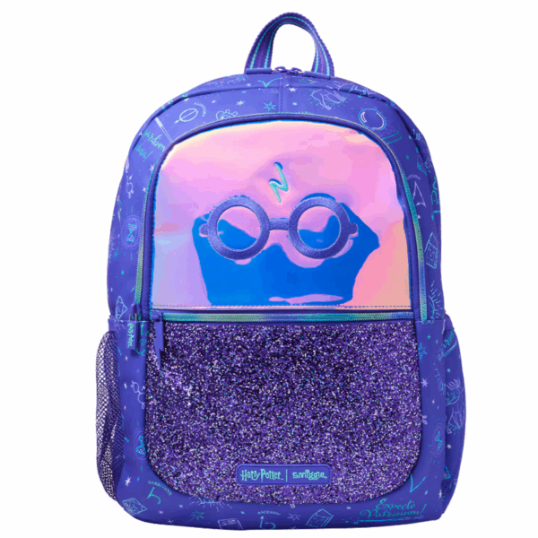 Smiggle Purple Eyes Large Schoolbags