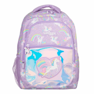 Smiggle Silver Heart Pegasus Large Schoolbags