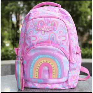 Smiggle Pink rainbow door Large Schoolbags