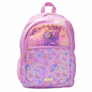 Smiggle Pink sequined goddess Large Schoolbags