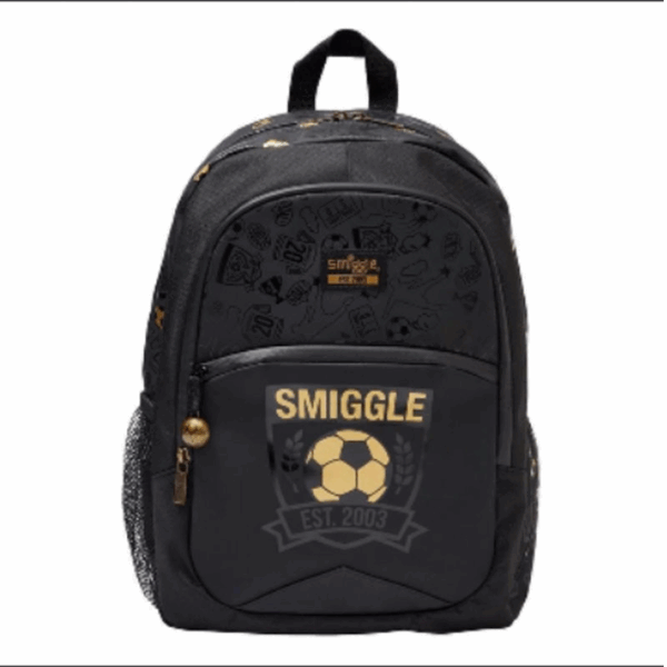Smiggle Little Golden Football Large Schoolbags
