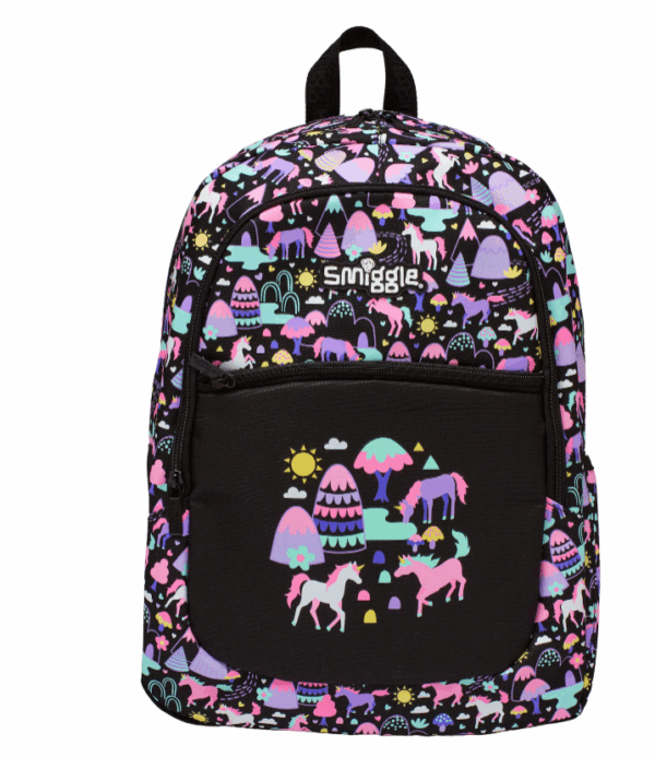 Smiggle Black Pasture Large Schoolbags