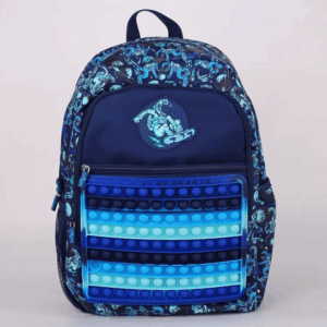 Smiggle Blue skateboard bubble Large Schoolbags