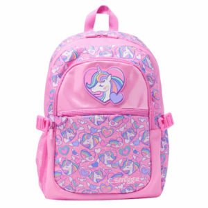 Smiggle Pink-hearted unicorn Large Schoolbags