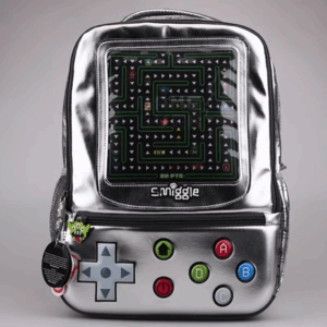 Smiggle Silver video game Large Schoolbags