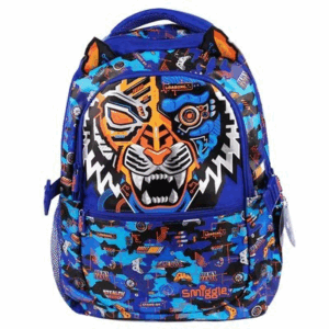 Smiggle Blue Mechanical Tiger Large Schoolbags