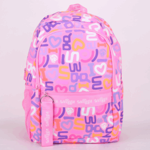 Smiggle Big Pink and white letters Large Schoolbags