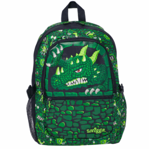 Smiggle Green Dragon Large Schoolbags