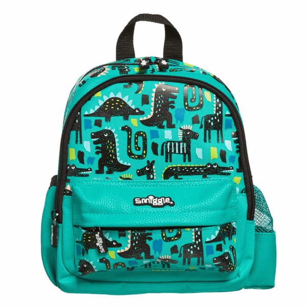 Smiggle Green dinosaurs Small Schoolbags