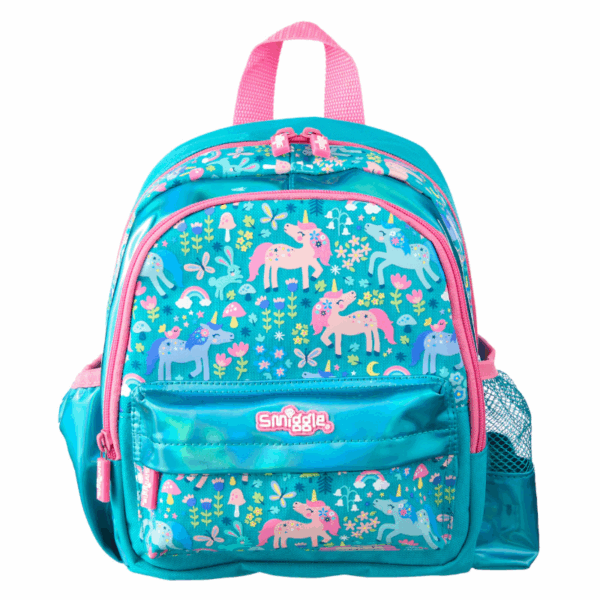 Smiggle The Green Unicorn Small Schoolbags