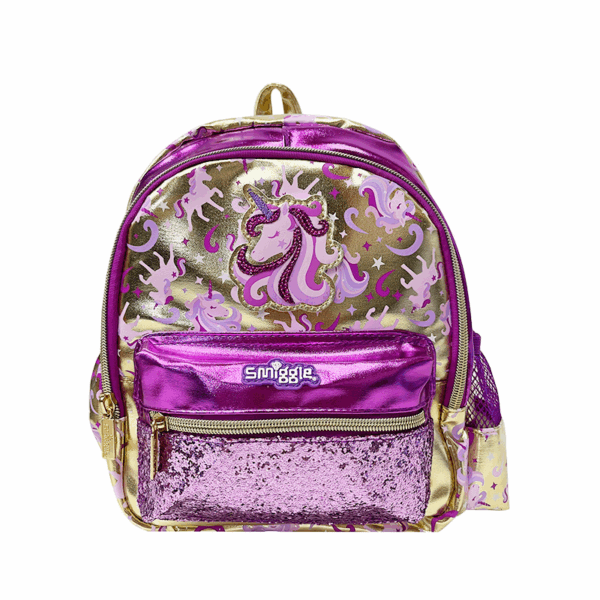 Smiggle Golden Unicorn Small Schoolbags