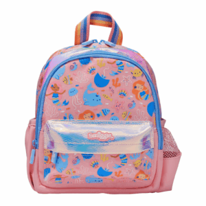 Orange mermaid underwater world Small Schoolbags