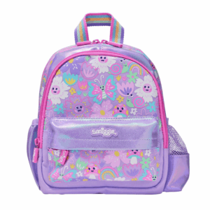 Smiggle Purple butterfly flower Small Schoolbags